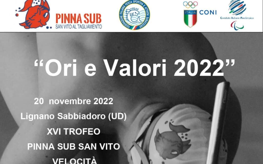 XVI Trofeo Pinna Sub San Vito Velocità: La Locandina